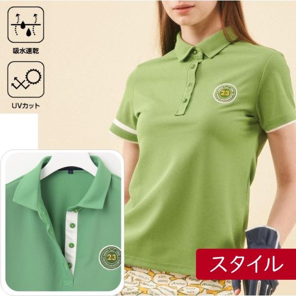 【New】 23区GOLF・レディース 【吸水速乾/UVケア】 エイトロック半袖ポロシャツ 【KHVLCM-0408】 ＝＝＝Made in Japan＝＝＝｜golfwaveonline｜04