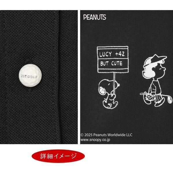 【PREMIUM SALE 30%OFF】【春のゴルフ応援企画】23区GOLFレディースSNOOPYスヌーピー『PEANUTS』コラボプリント半袖シャツ【KHVLGM-0008】【23GW-SNOOPY】の画像