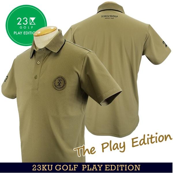 【PREMIUM SALE 30%超OFF】【春のゴルフ応援企画】23区GOLFメンズ【The Play Edition】吸水速乾=UVカット=ストレッチ 半袖シャツ【KHVTGM-0825】GOLFLINE-WEAR_2