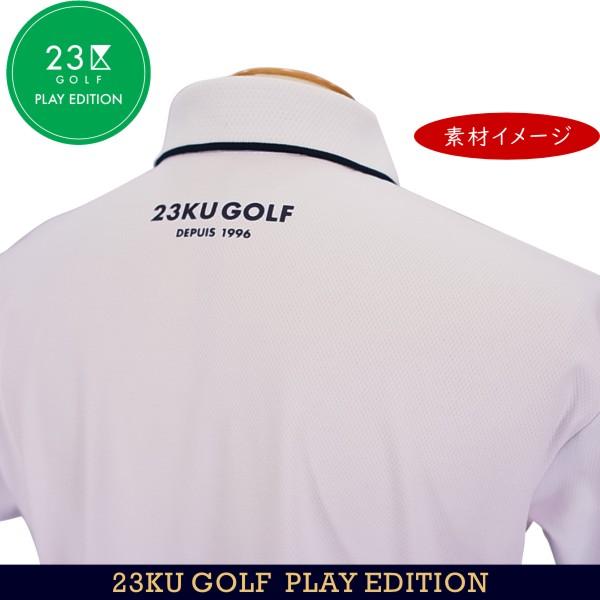 【PREMIUM SALE 30%超OFF】【春のゴルフ応援企画】23区GOLFメンズ【The Play Edition】吸水速乾=UVカット=ストレッチ 半袖シャツ【KHVTGM-0825】GOLFLINE-WEAR_4