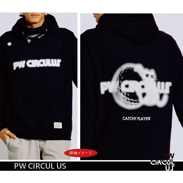 【PW CIRCULUS】【手洗い洗濯可】メンズ キャットグラフィック デタッチャブルフーディ◆パーカー/トレーナー【TOPNGW-0411】【A-39】【1219】の画像
