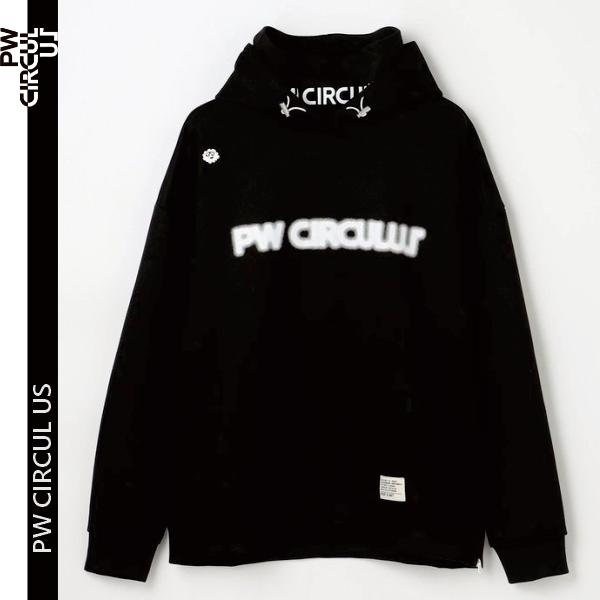 【PW CIRCULUS】【手洗い洗濯可】メンズ キャットグラフィック デタッチャブルフーディ◆パーカー/トレーナー【TOPNGW-0411】【A-39】【1219】の画像