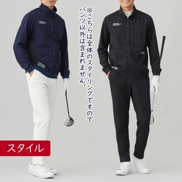 23区 GOLFウェア LLサイズ 撥水ニットコンビブルゾン メンズ ネイビー 23区 GOLFウェア LLサイズ 撥水ニットコンビブルゾン メンズ ネイビー