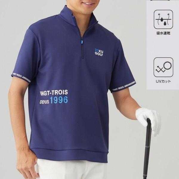 23区GOLF 半袖 ゴルフウェア Sサイズ 23区GOLF 【PREMIUM CHOICE】【秋のゴルフ応援価格】 23区GOLF