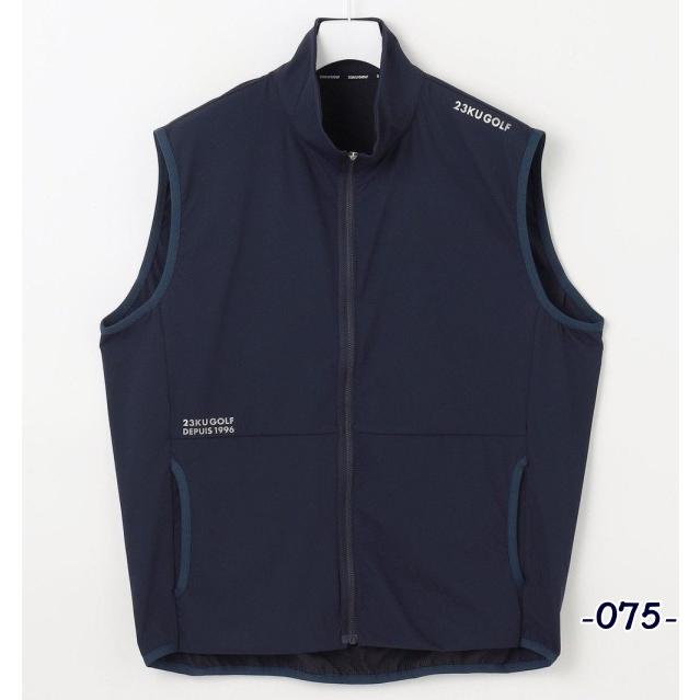 23区 ゴルフベスト ゴルフウェア【23区GOLF】ダウンベスト グレー SIZEL