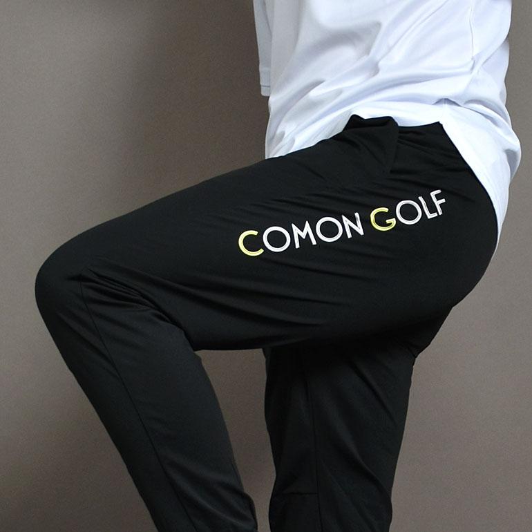 エルグワン●スウェットジョガーパンツ アイボリー系 ウエストゴム ゴルフ COMONGOLF（コモンゴルフ） ゴルフウエア 秋冬 パンツ ゴルフパンツ
