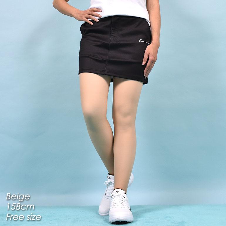 【未着用】 23区GOLF レディース 裏起毛 レギンス　タイツ S〜M タグ付 COMONGOLF（コモンゴルフ） タイツ 裏起毛 素足風 600デニール 暖か