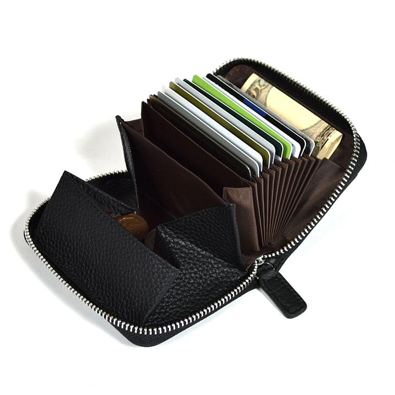 財布 二つ折り 小銭入れ カードケース コインケース 本革 レディース