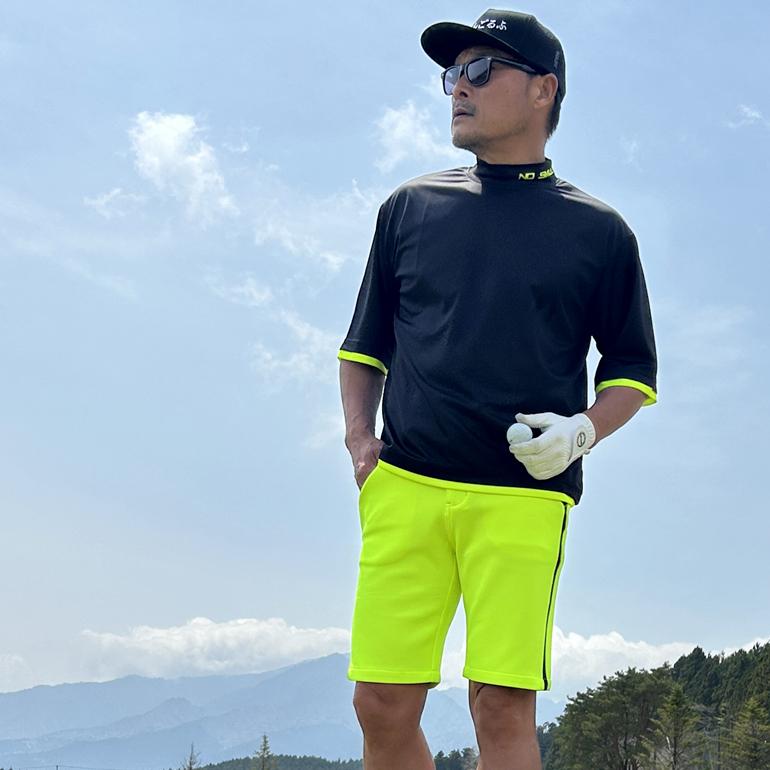 COMONGOLF（コモンゴルフ） ゴルフウェア メンズ 半袖 夏 モックネック
