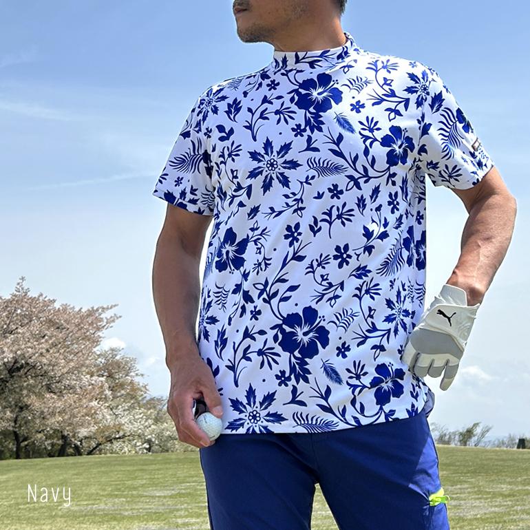 COMONGOLF（コモンゴルフ） ゴルフウェア メンズ 半袖 夏 モックネック