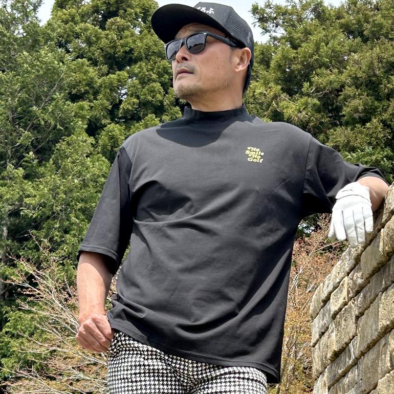 COMONGOLF（コモンゴルフ） ゴルフウェア メンズ 半袖 夏 モックネック