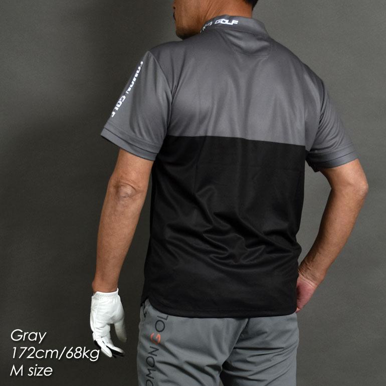 COMONGOLF（コモンゴルフ） ゴルフウェア メンズ 半袖 夏 モックネック