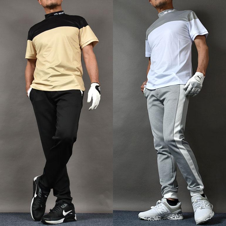 COMONGOLF（コモンゴルフ） ゴルフウェア 半袖 春夏 モックネック