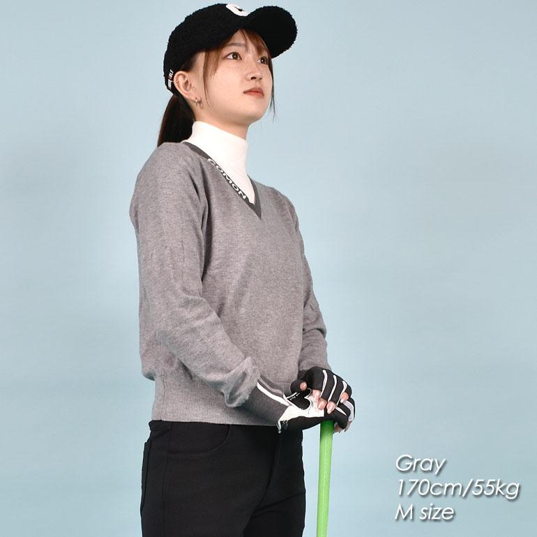 COMONGOLF ゴルフウェア レディース ゴルフ Vネック 長袖 ゴルフ COMONGOLF ゴルフウェア レディース ゴルフ Vネック 長袖 ゴルフ