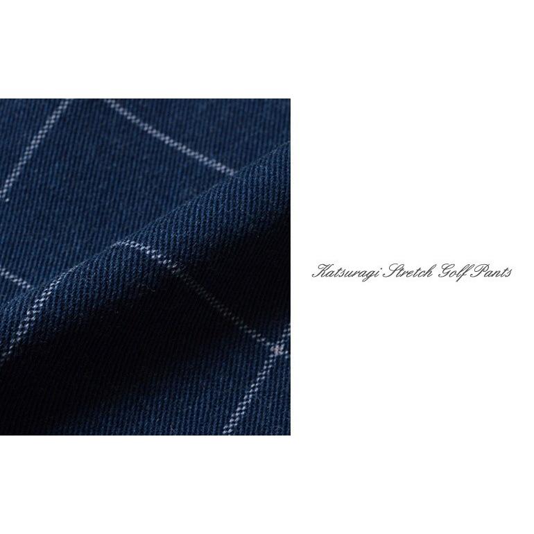 ゴルフウェア メンズ ゴルフパンツ ストレッチ ズボン スリット入り