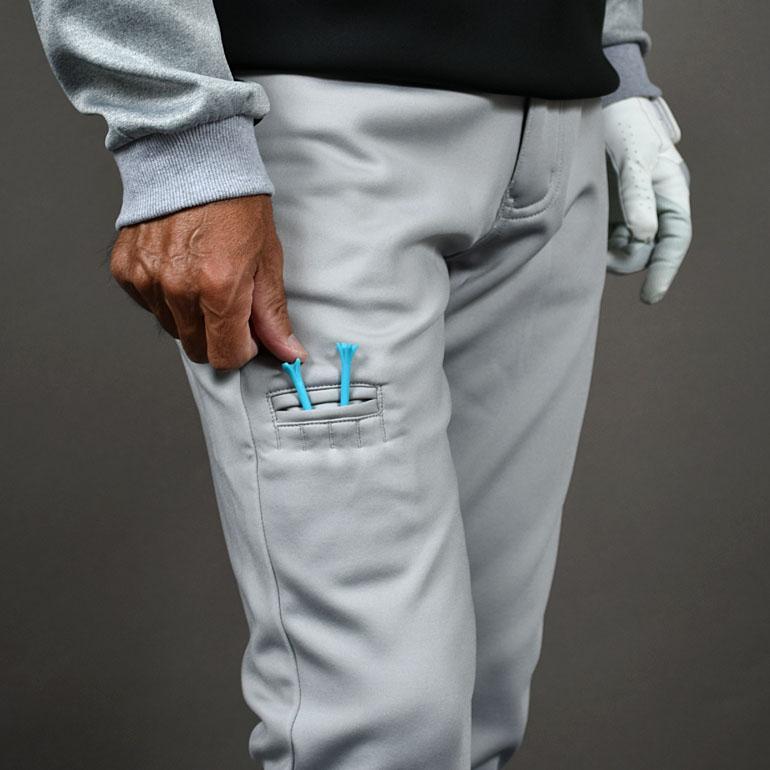 Titleist ホワイト 裏フリース ボンディング パンツ L メンズ