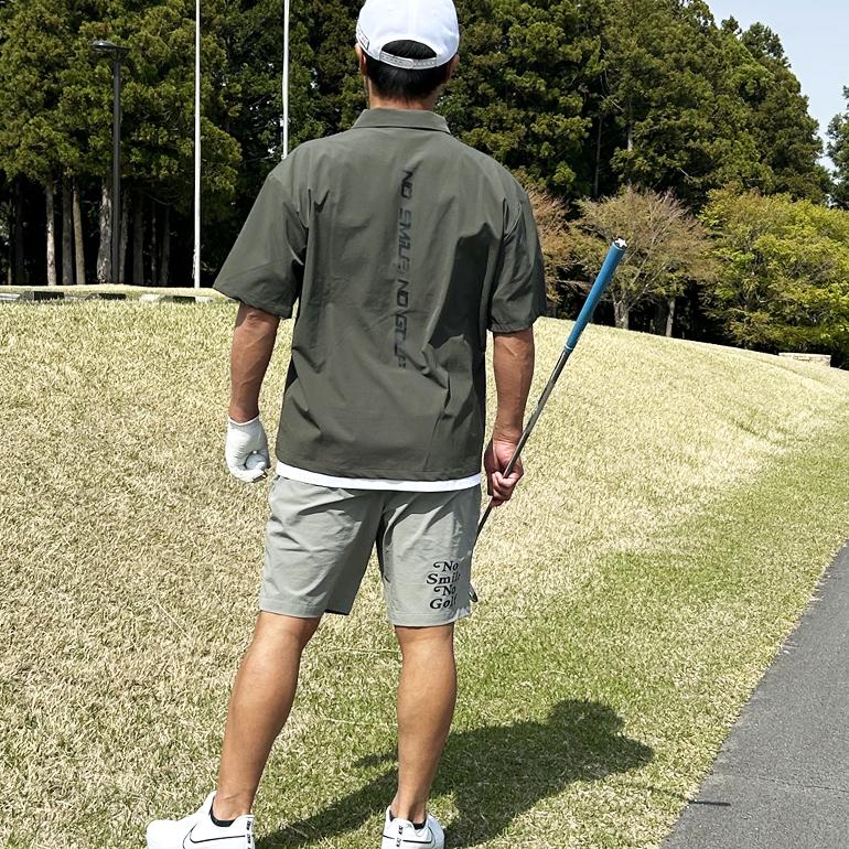 新品L！アディダスゴルフ 春夏セットアップ 高機能モックネック×ショートパンツ COMONGOLF（コモンゴルフ） ゴルフウエア 上下セット メンズ 夏