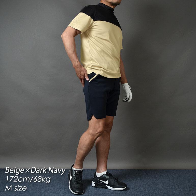 COMONGOLF（コモンゴルフ） セット ゴルフウェア 半袖 夏 モックネック