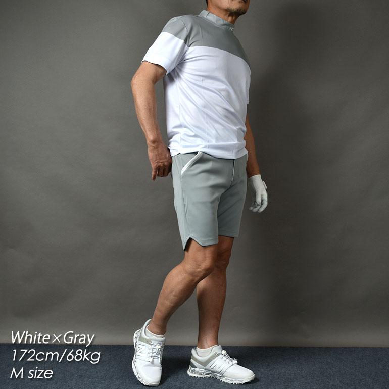 COMONGOLF（コモンゴルフ） セット ゴルフウェア 半袖 夏 モックネック