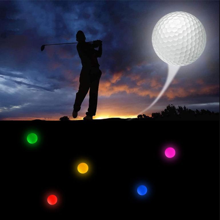 光るボール ゴルフボール ナイター用 6個 LEDボール LEDゴルフボール 光るゴルフボール ゴルフ小物 景品 サンタリート IF-GF0253｜golfwear｜04