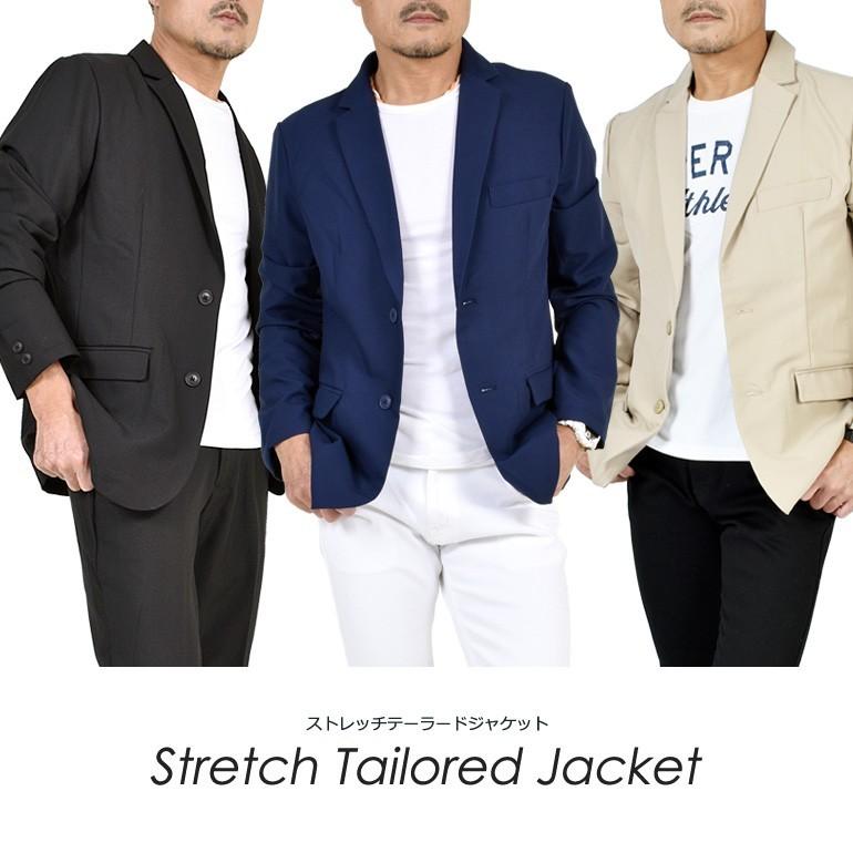 テーラードジャケット メンズ ジャケット ストレッチ アウター
