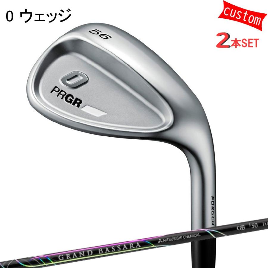 PRGR - ゴルフ野球クラブ  労働者階級歯車 24ひな型 0ウェッジ 2本組 カスタム グランドバサラ GRAND BASSARA IRON 特注 アイアン 24年ひな型