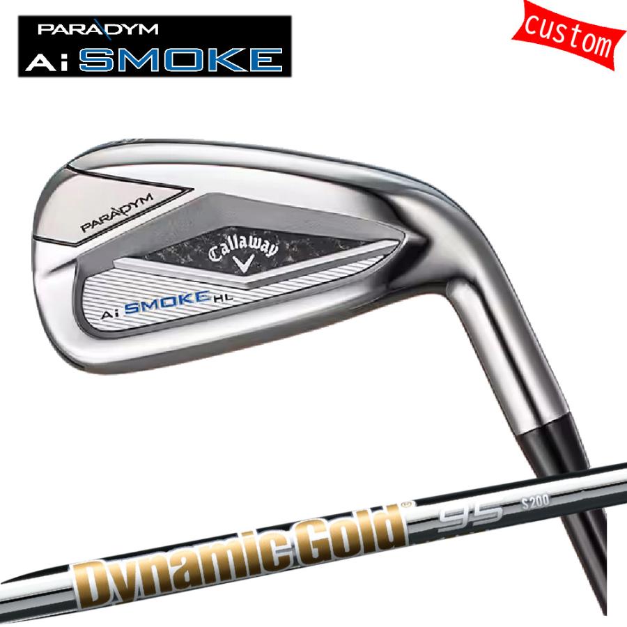 カスタム キャロウェイ PARADYM Ai SMOKE HL アイアンセット 7本組 ダイナミックゴールド105 DG105 トゥルーテンパー Callaway 24モデルパラダイム Ai スモーク