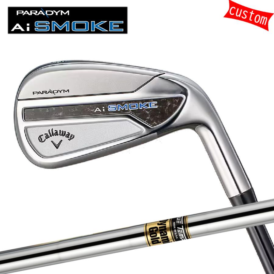 カスタム キャロウェイ PARADYM Ai SMOKE アイアンセット 7本組ダイナミックゴールド DG トゥルーテンパー 特注 Callaway 24モデル パラダイム Ai スモーク