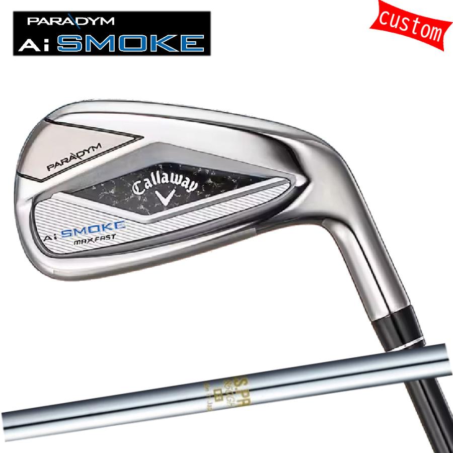 カスタム キャロウェイ PARADYM Ai SMOKE MAX FAST アイアンセット 7本組 NS PRO 850 日本シャフト 特注 Callaway 24モデル パラダイム Ai スモーク