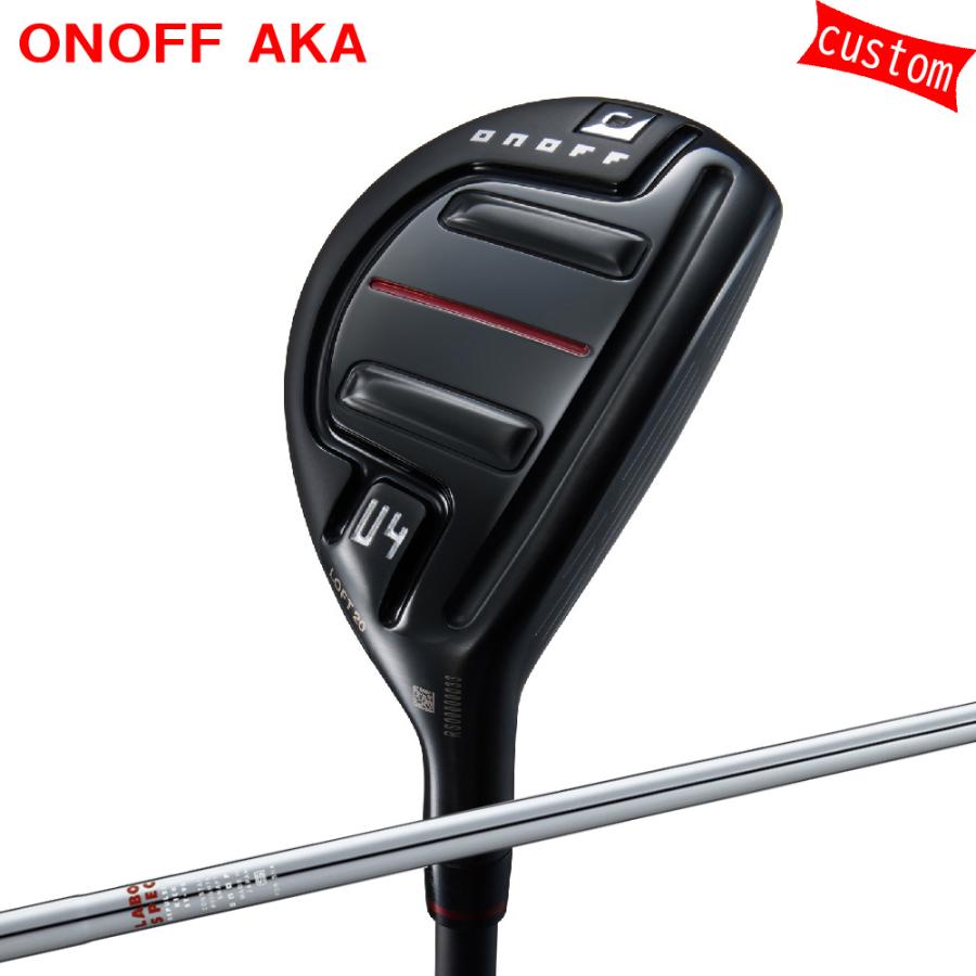 ゴルフクラブ カスタム 24モデル ONOFF AKA ユーティリティウィングスREPULSION KICK ST90/ST105 特注  オーダーカスタム品 赤オノフ カスタムグリップ UT｜golfya72