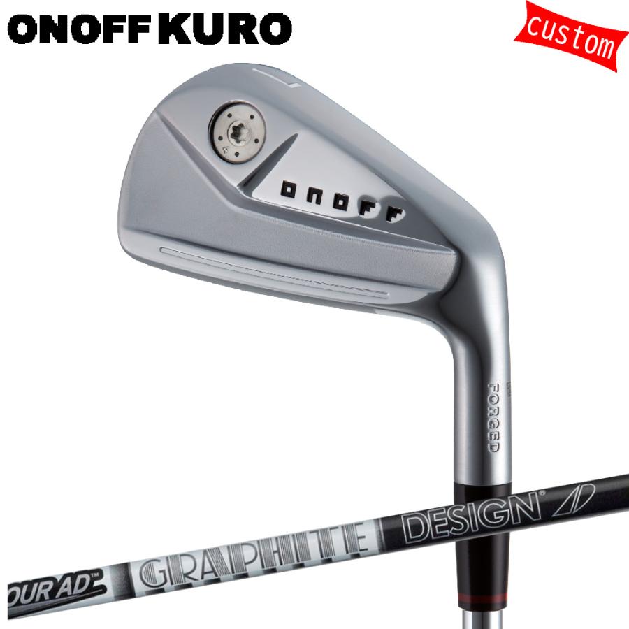 カスタム 24モデル ONOFF KURO アイアンセット TOUR AD ツアーAD 特注 オーダーカスタム品 黒オノフ 通常グリップ