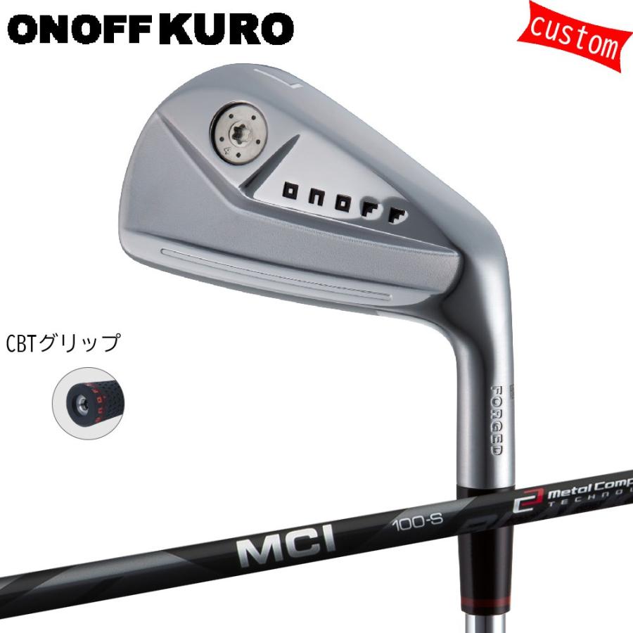 ゴルフクラブ カスタム 24モデル ONOFF KURO アイアンセット MCI 