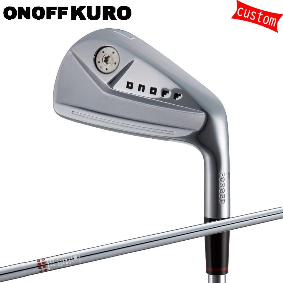 カスタム 24モデル ONOFF KURO アイアンセット REPULSION KICK ST90/ST105 特注 オーダーカスタム品 黒オノフ 通常グリップ