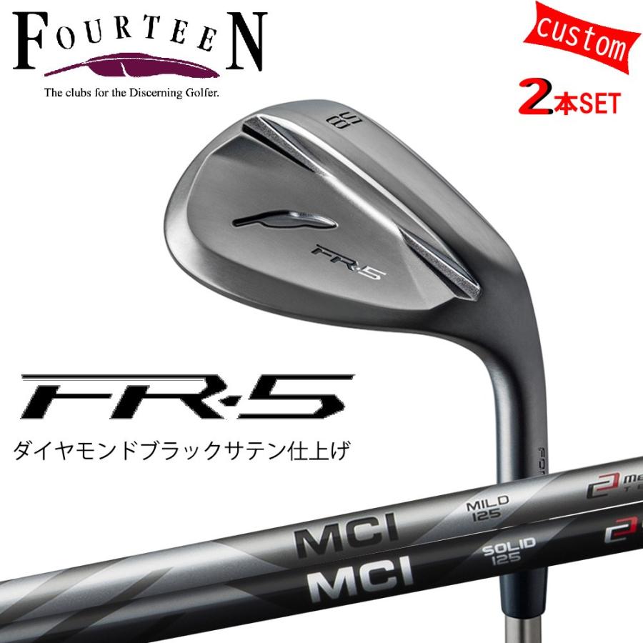 FOURTEEN - ゴルフ野球クラブ フォーティーン ウェッジ 25ひな型 FR-5 WEDGE ダイヤモンドブラックサテン大成 GOLF カスタムMC WEDGE MC続きもの フジクラ矢がら