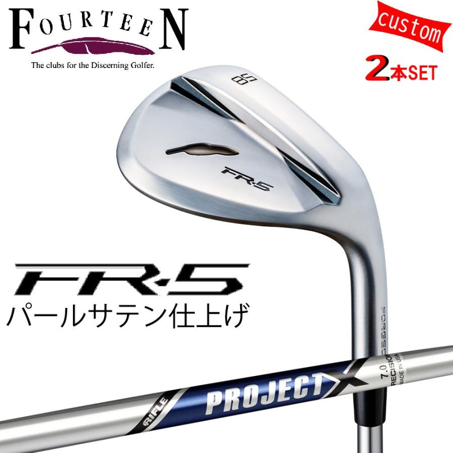 FOURTEEN - ゴルフ野球クラブ フォーティーン ウェッジ 25ひな型 FR-5 WEDGE パール繻子大成 GOLF カスタム事業計画X