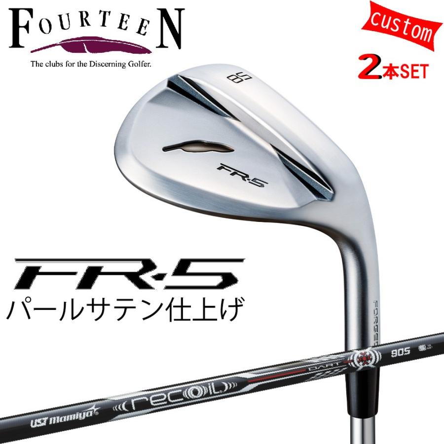 FOURTEEN - ゴルフ野球クラブ フォーティーン ウェッジ 25ひな型 FR-5 WEDGE パール繻子大成 GOLF カスタムRecoil リコイル95/110 USTマミヤ 矢がら科学研究所