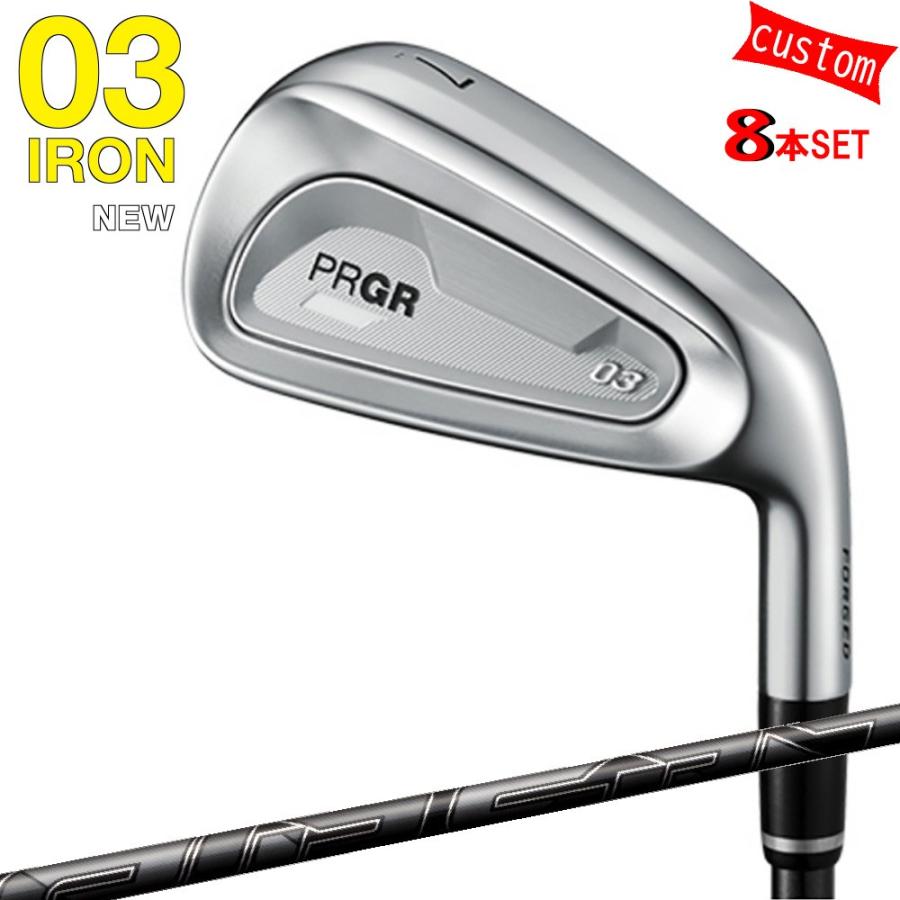 ゴルフクラブ  プロギア 25モデル PRGR03アイアンセット カスタム AIR SPEEDER IRON ブラック アイアン 特注 PRGR アイアン 25年モデル