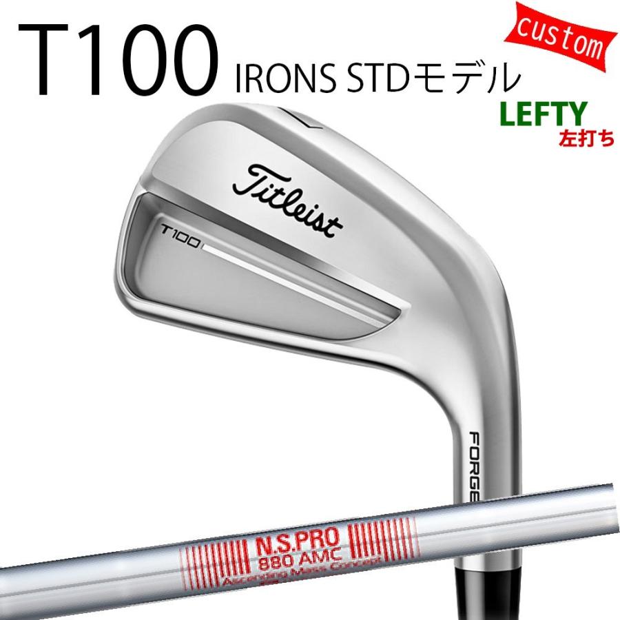 Titleist - カスタム タイトリスト TITLEIST T100アイアン STD模範例 左用  N.S.PRO 880AMC 25年模範例 日本置き目品 タイトリスト アイアン T続きもの スポーツ-ゴルフ-アイアン（単品）