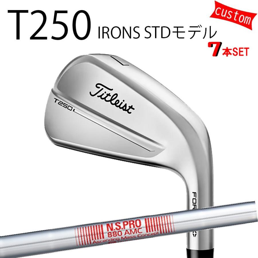 Titleist - カスタム タイトリスト TITLEIST T250アイアン仕かける STD真似形  N.S.PRO 880AMC 25年真似形 日本定め事品 タイトリスト アイアン Tつづき物