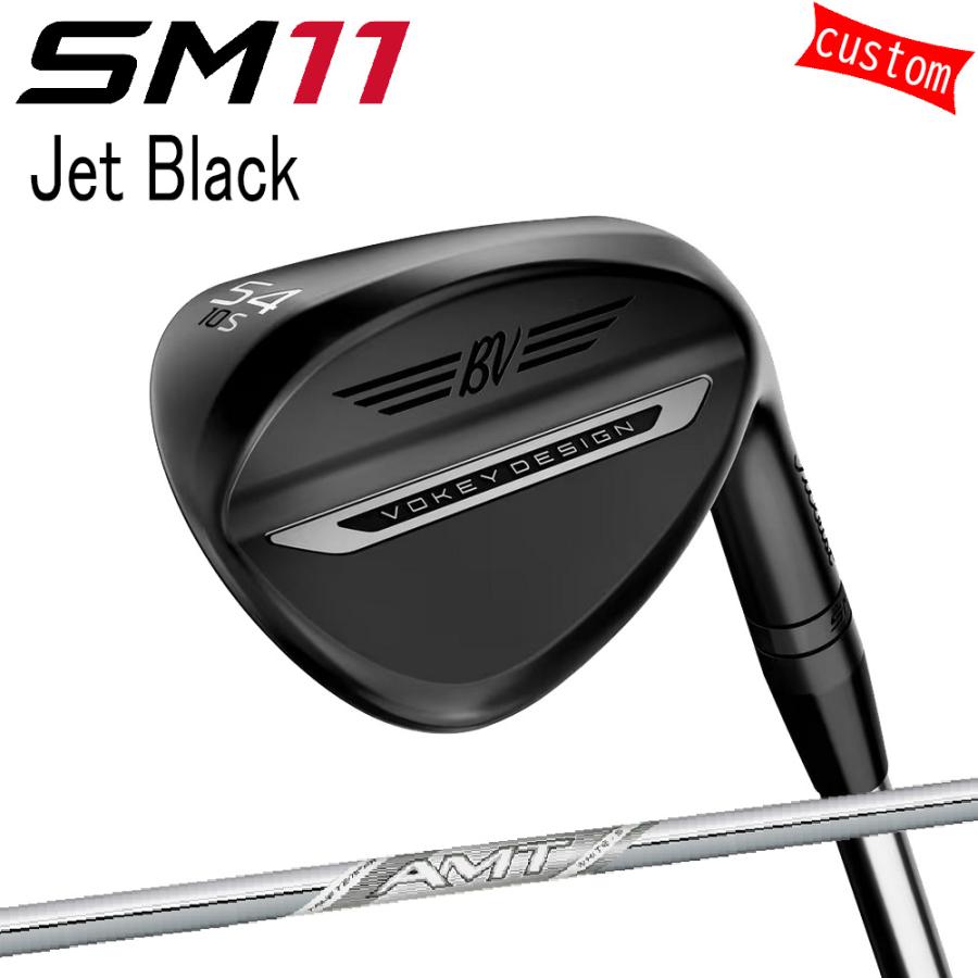カスタム タイトリスト TITLEIST VOKEY SM11 Jet Black WEDGE 25モデルAMT_ホワイト 26年モデル 日本正規品 ボーケイ SM11 ウェッジ