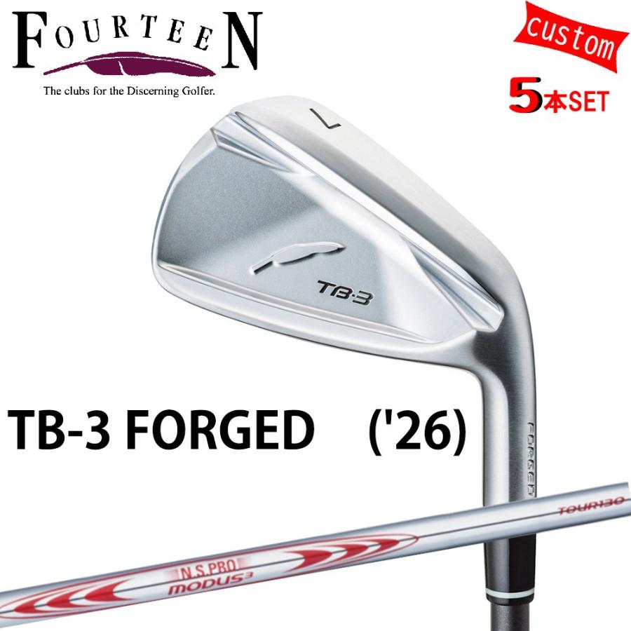 TaylorMade フォーティーンクラブセット FOURTEEN（フォーティーン） ゴルフクラブ 26モデル TB-3 フォージド