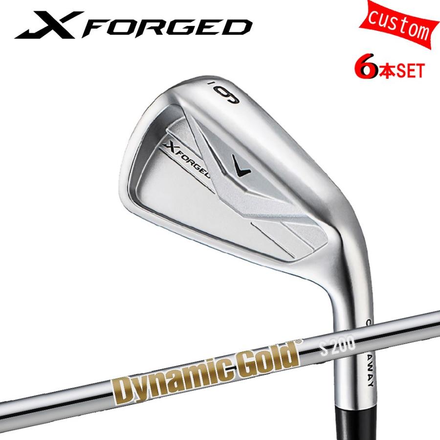 カスタム キャロウェイ 26モデル X-FORGED IRONセットダイナミックゴールドHT  ヒートトランスファー 特注 Callaway 26モデル エックスフォージド アイアン