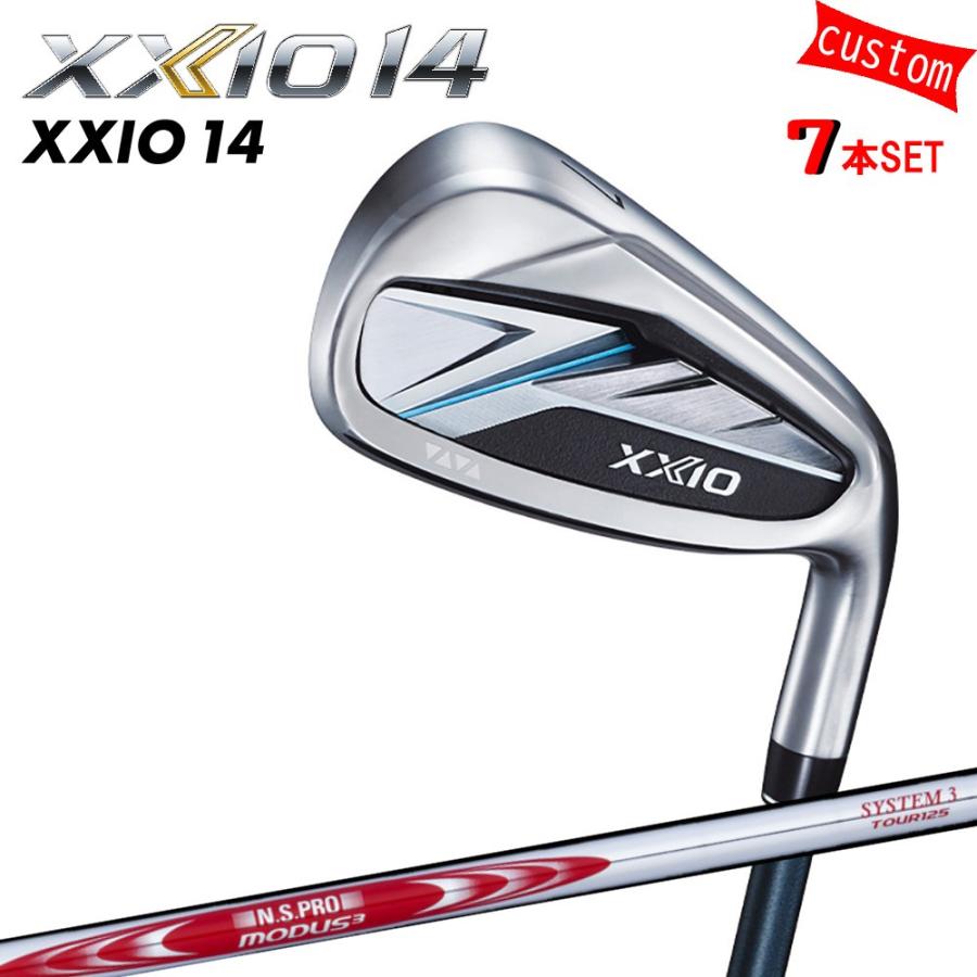 ゴルフクラブ XXIO14 アイアンセット N.S.PRO MODUS3 SYSTEM3 TOUR125 スチール 特注 ゼクシオ 26モデル ダンロップ カスタム