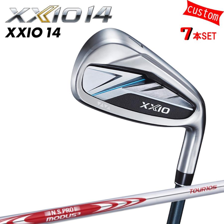 ゴルフクラブ XXIO14 アイアンセット N.S.PRO MODUS3 TOUR105 スチール 特注 ゼクシオ 26モデル ダンロップ カスタム