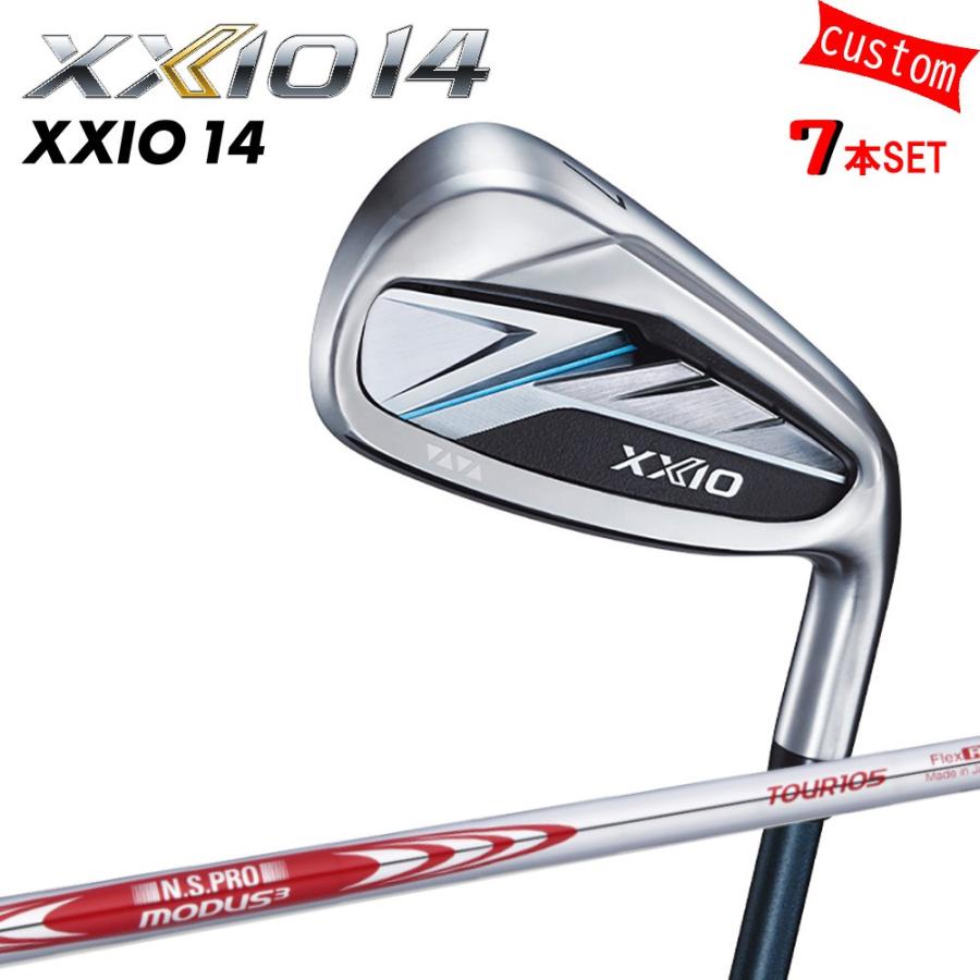 ゴルフクラブ XXIO14 アイアンセット N.S.PRO MODUS3 TOUR105 DST スチール 特注 ゼクシオ 26モデル ダンロップ カスタム