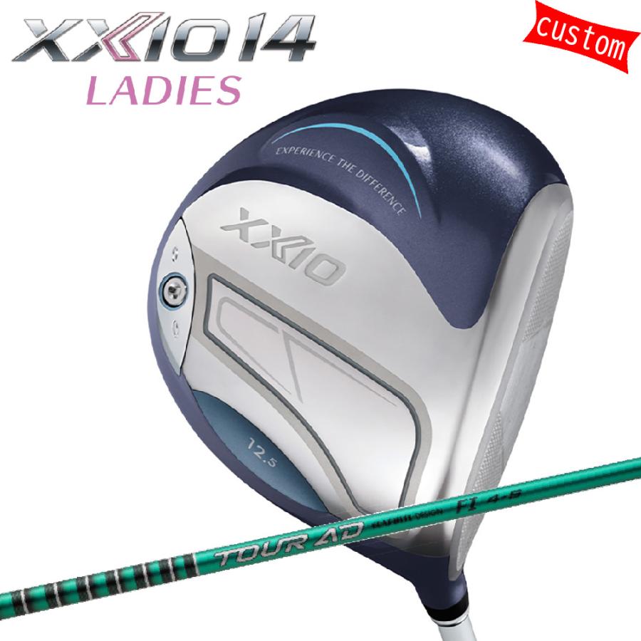 ゴルフクラブ XXIO14 レディース ブルー ドライバー Tour-AD FI シャフト グラファイトデザイン 特注 ゼクシオ 26モデル ダンロップ カスタム