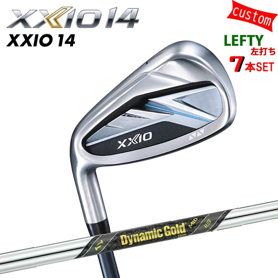 ゴルフクラブ 左利き XXIO14 アイアンセット ダイナミックゴールド MID 115 特注 ゼクシオ 26モデル ダンロップ カスタム 左手