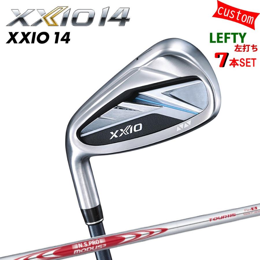 ゴルフクラブ 左利き XXIO14 アイアンセット N.S.PRO MODUS3 TOUR 115 スチール 特注 ゼクシオ 26モデル ダンロップ カスタム 左手