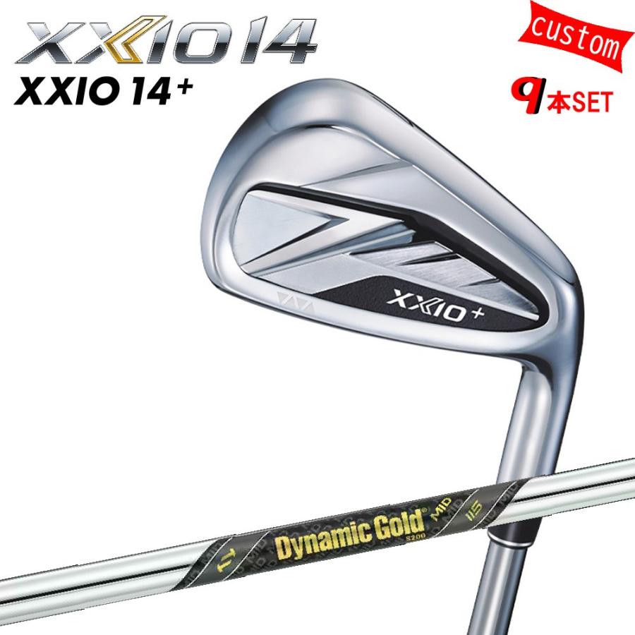 ゴルフクラブ XXIO14 PLUS アイアンセット ダイナミックゴールド MID 115 特注 ゼクシオ 26モデル ダンロップ カスタム