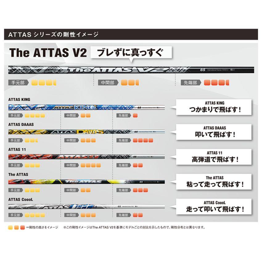 ジアッタスＶ2　4Ｓ　プロギアスリーブ付きシャフト　カデロヌンチャク　ゼブラ　RS  RSF  RSD シリーズ他多数対応　ＵＳＴマミヤ｜golfzigzag｜04